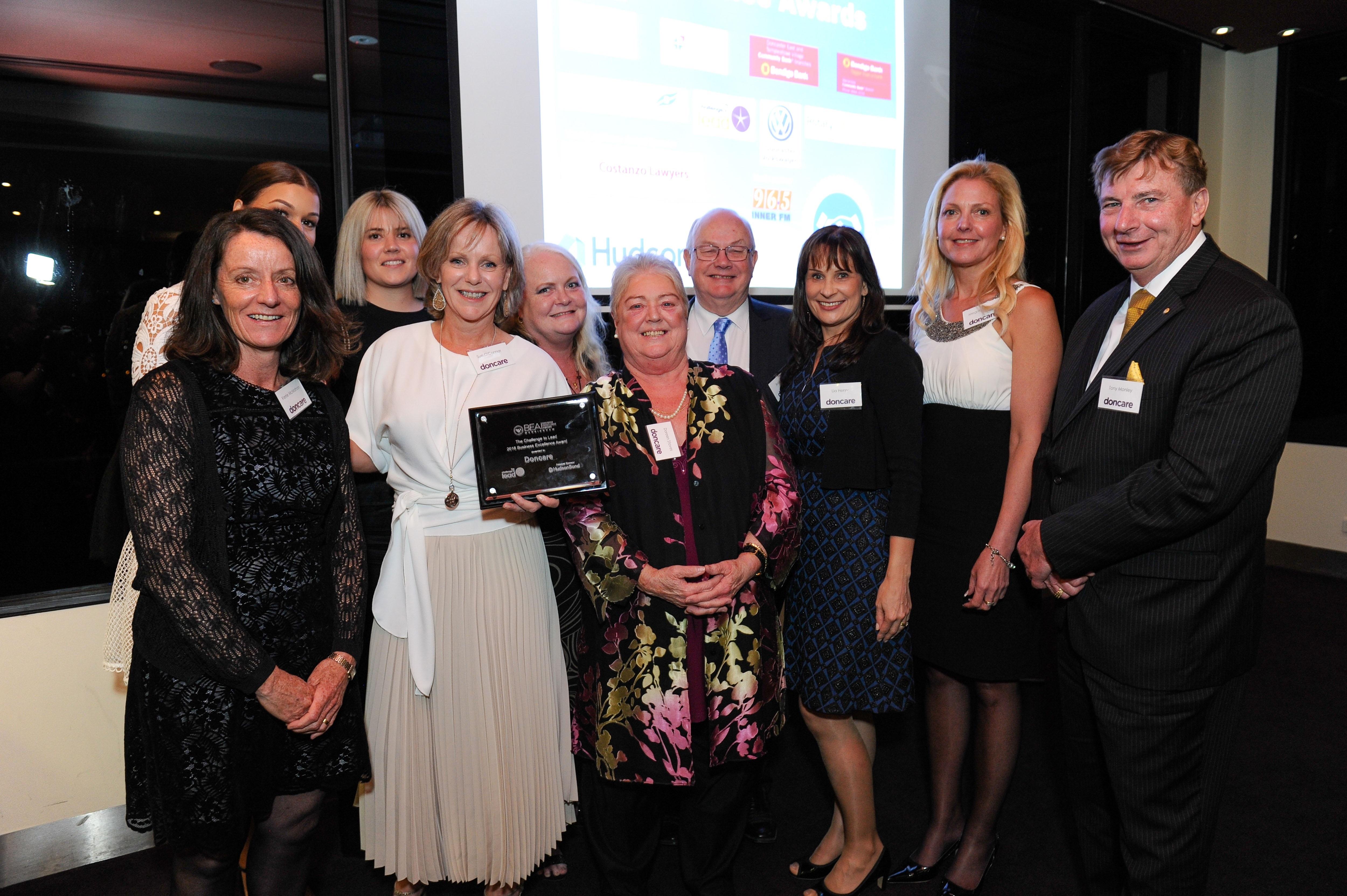 Doncare wins Manningham Business Network Award