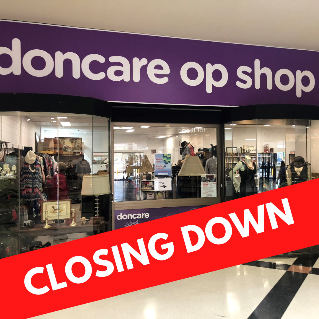 Doncare closes three Op Shops 